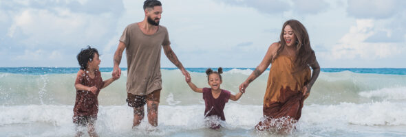 Family photoshoot in Dreams Macao Beach Resort