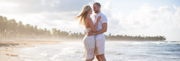 Tasha & Christopher, Honeymoon Photoshoot in Uvero Alto Beach