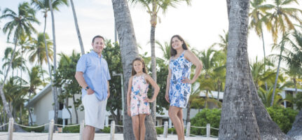Family photoshoot in Melia Resort Punta Cana