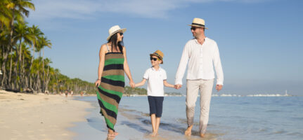 Stefan’s family in Bavaro Beach